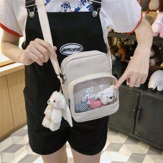 Transparent Panel Crossbody Bag / Bag Charm