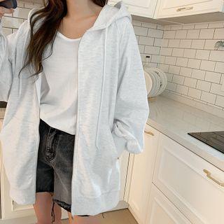 Over-fit Zip Hoodie