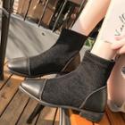 Cap Toe Ankle Boots