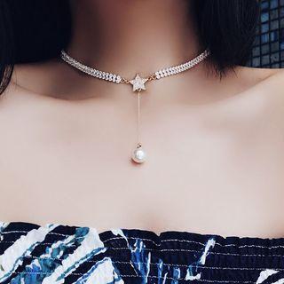 Beaded Star Necklace