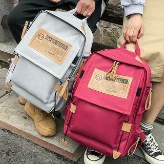 Label Applique Backpack