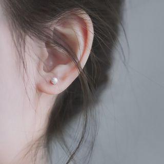 S925 Silver Faux Pearl Ear Stud