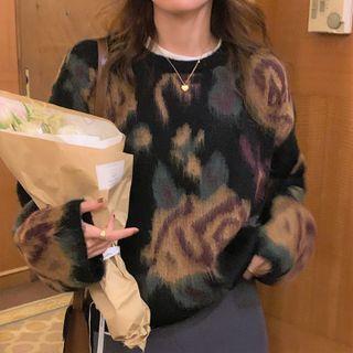 Tie Dye Sweater Black - One Size