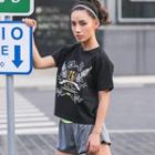 Print Short-sleeve Sports T-shirt