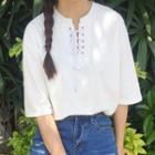 Lace Up Top