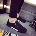 Canvas Zip Loafers