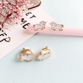 Unicorn Ear Stud / Clip-on Earring