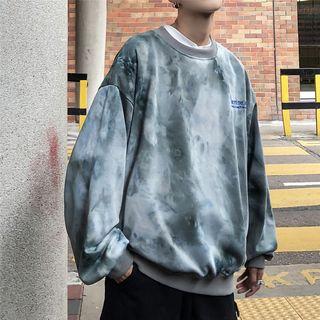 Oversize Tie-dyed Pullover