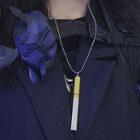 Alloy Cigarette Pendant Necklace As Shown In Figure - One Size
