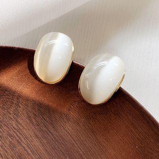 Faux Leather Earring 1 Pair - As Shown In Figure - One Size