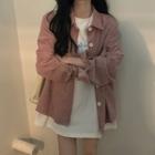 Long-sleeve Lapel Top