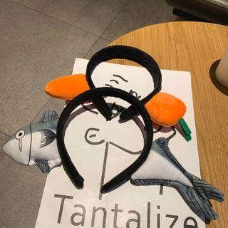 Fabric Carrot / Fish Face Wash Headband