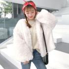 Furry Open Front Jacket
