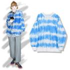 Tie-dyed Pullover Blue - One Size