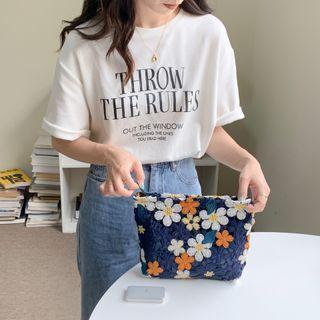 Floral Lace Pouch