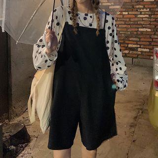 Dot Print Blouse / Jumper Shorts