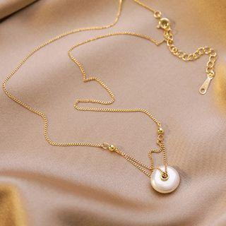 Pearl Necklace As Shown In Figure - One Size