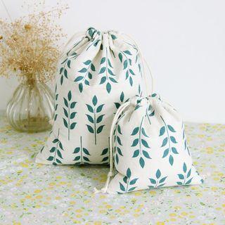 Cotton And Linen Drawstring Pouch