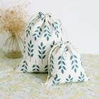 Cotton And Linen Drawstring Pouch