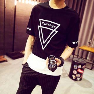 Triangle Print T-shirt