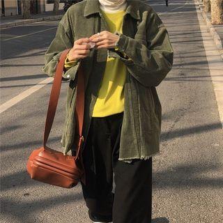 Turtleneck Top / Knit Top / Zip Jacket