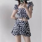 Floral Swim Top / Skirt / Dress / Set