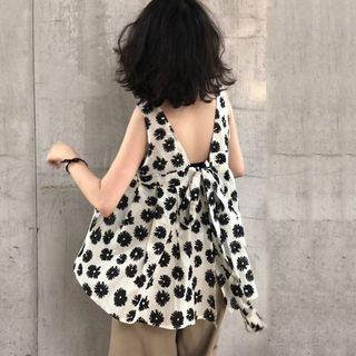 Bow Back Camisole Top As Shown In Figure - One Size