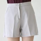 Zip-fly Dress Shorts