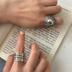 Star Faux Pearl Alloy Ring
