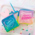 Lettering Clear Cosmetic Bag