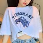 Loose-fit Short Sleeve Printed Shirt