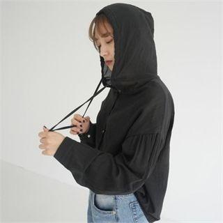 Hooded Cotton Shirt