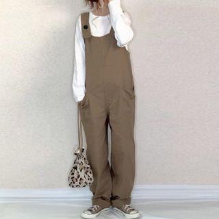 Wide Leg Jumper Pants Curcumin - One Size