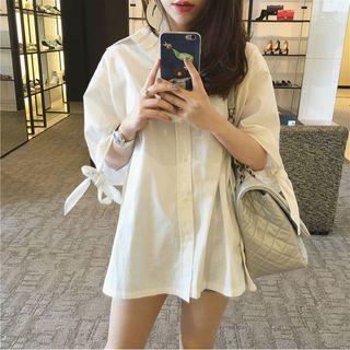 Tied 3/4-sleeve Tunic