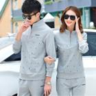 Couple Matching Set: Patterned Pullover + Pants