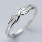 Knot Sterling Silver Ring Silver - One Size