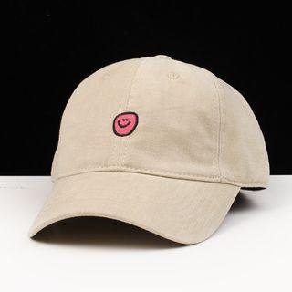 Smiley Embroidered Cap