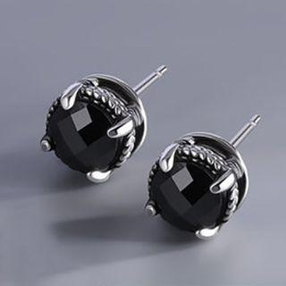 Rhinestone Earrings As Shown In Figure - One Size