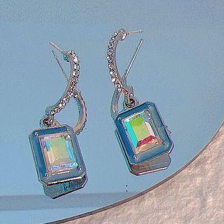 Rhinestone Pendant Alloy Necklace / Dangle Earring