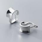 925 Sterling Silver Polished Earring 1 Pair - Huggy Earring - One Size
