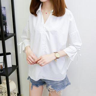 Split Neck Blouse