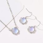 Ball Earring 01 - 12121 - 1 Pair - White - One Size
