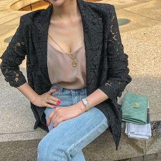 Camisole Top With Chain Necklace
