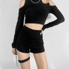 Chain Detail Hot Pants