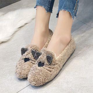 Fleece Cat Flats