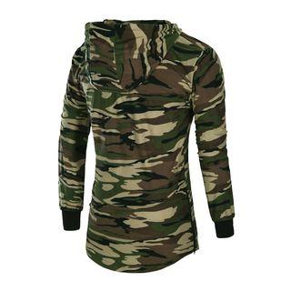 Camo/ Plain Hoodie