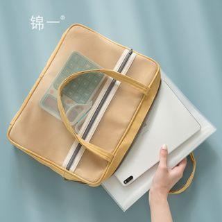 Mesh Panel Document Bag