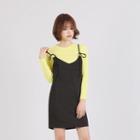 Spaghetti-strap Ring-detail Dress
