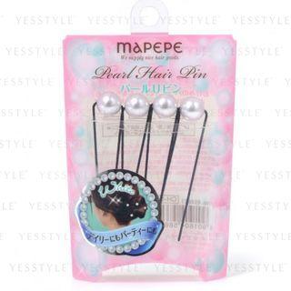 Pearl U Shaped Hair Pin 4 Pcs