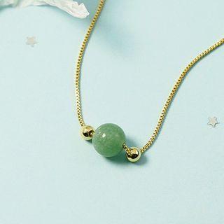 Gemstone Choker Necklace As Shown In Figure - One Size